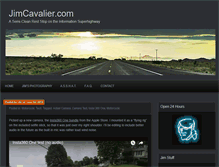 Tablet Screenshot of jimcavalier.com